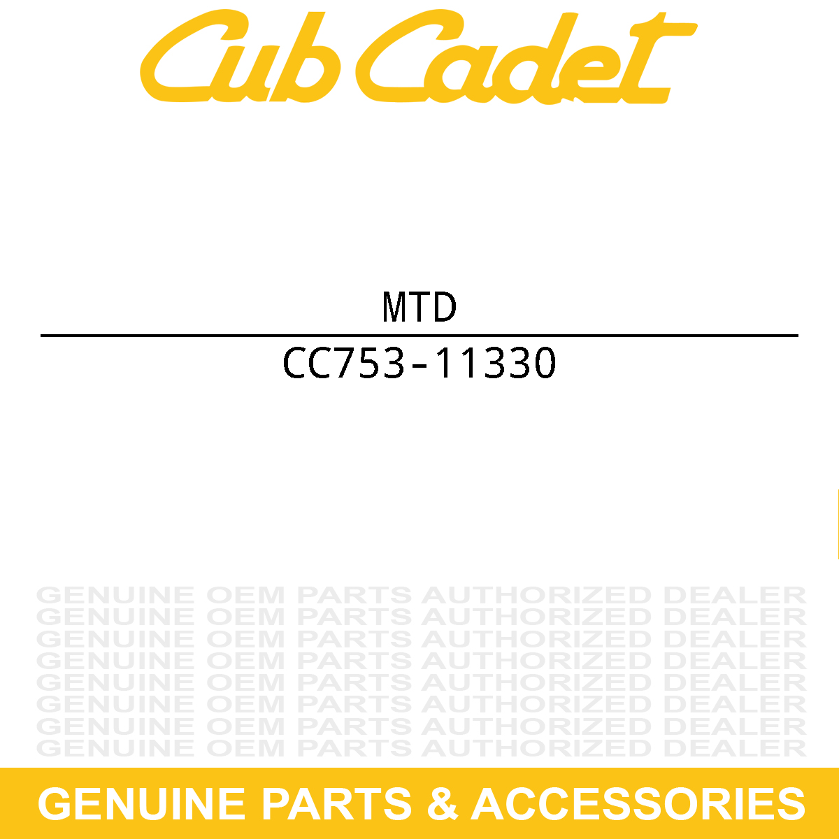 MTD 753-11330 Fuel Tank