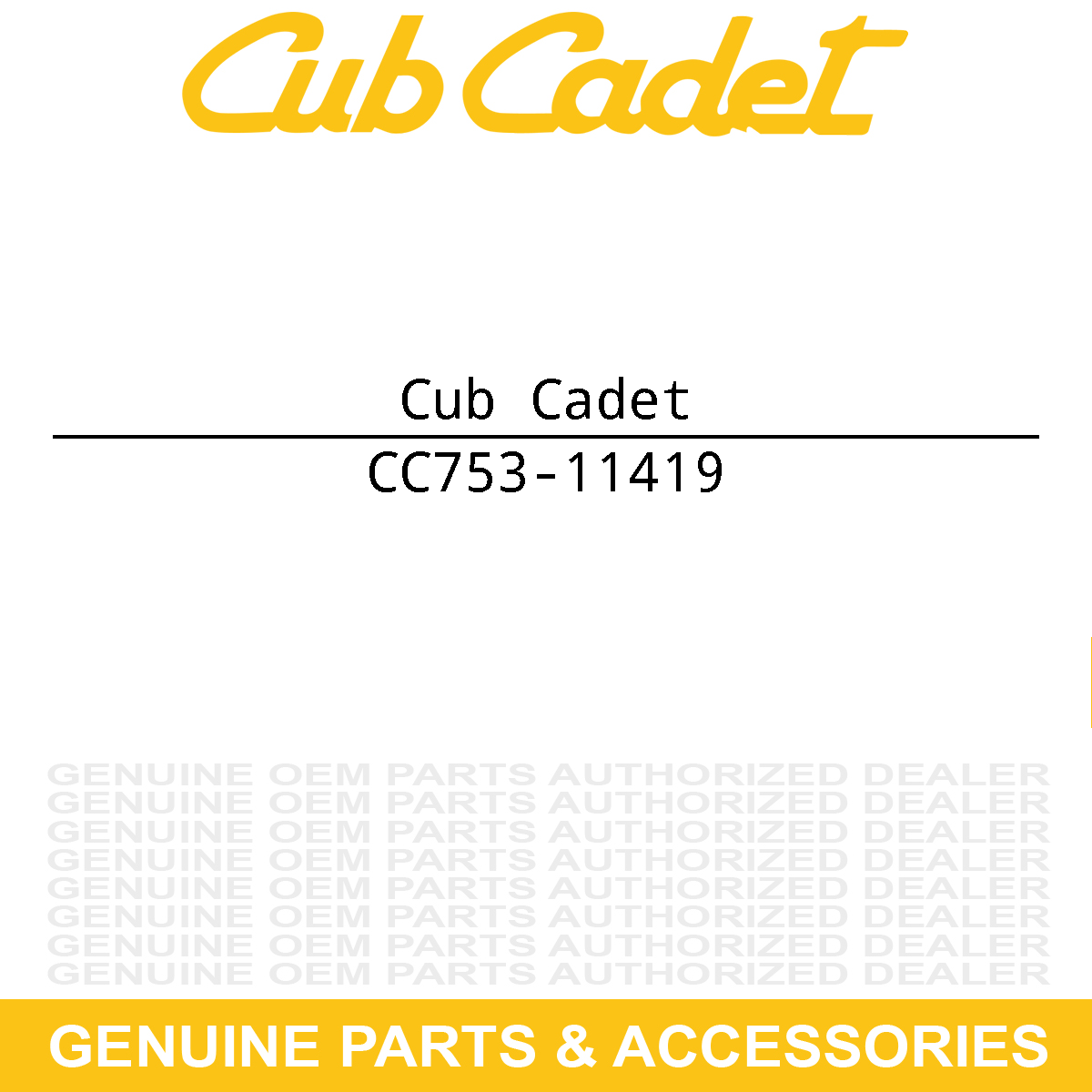 CUB CADET 753-11419 Battery