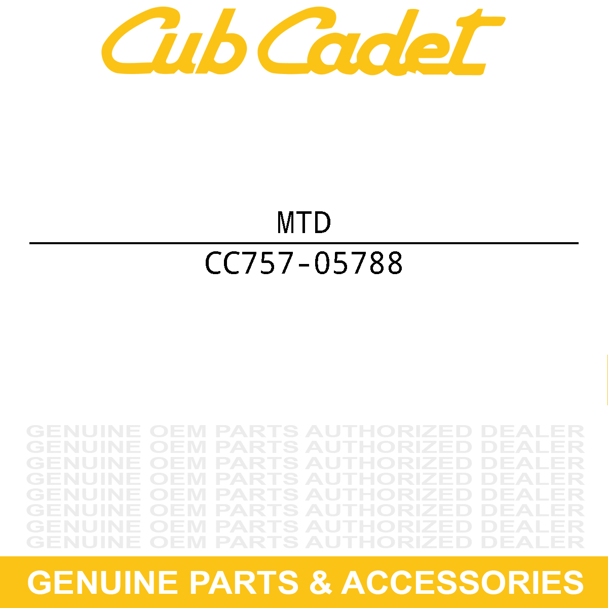 MTD 757-05788 Seat