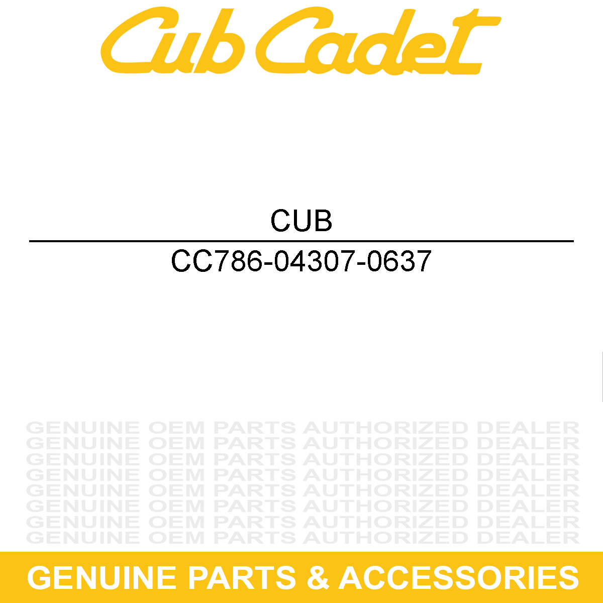 MTD 786-04307-0637 Bracket