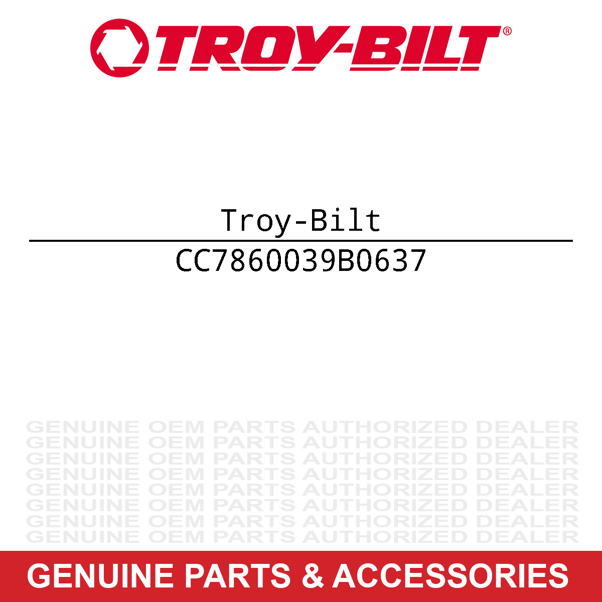 Troy-Bilt 786-0039B-0637 Bracket