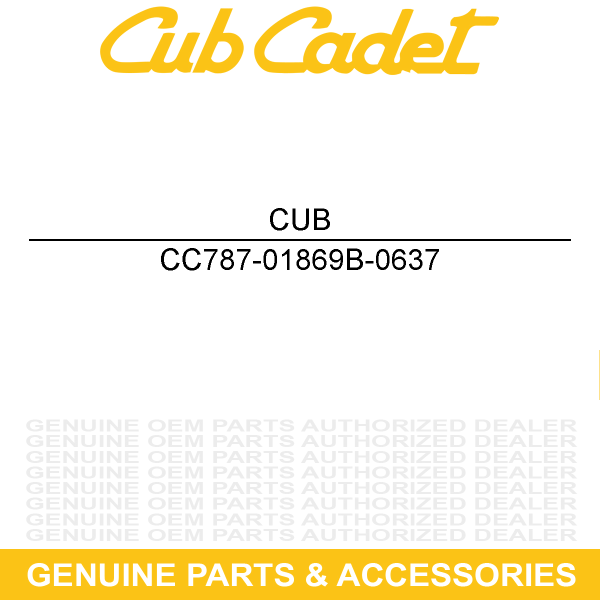 MTD 787-01869B-0637 Deck