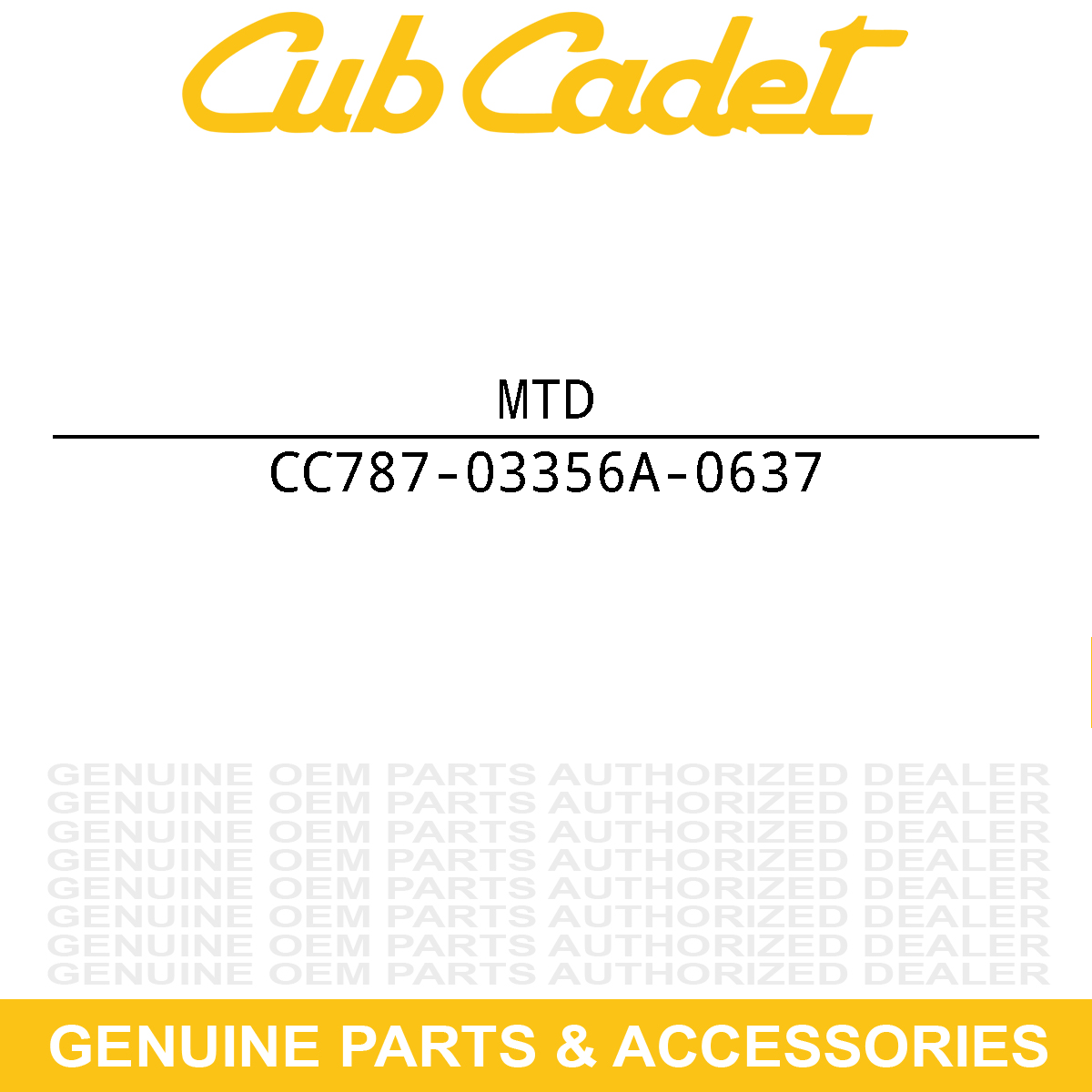 MTD 787-03356A-0637 Bracket