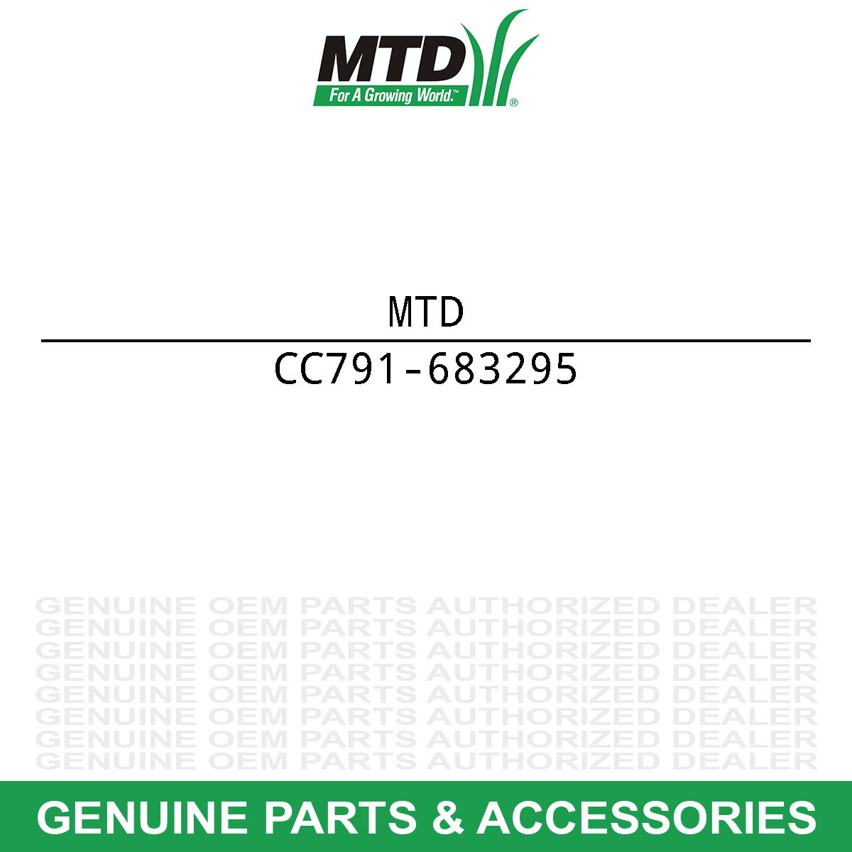 MTD 791-683295 Bracket