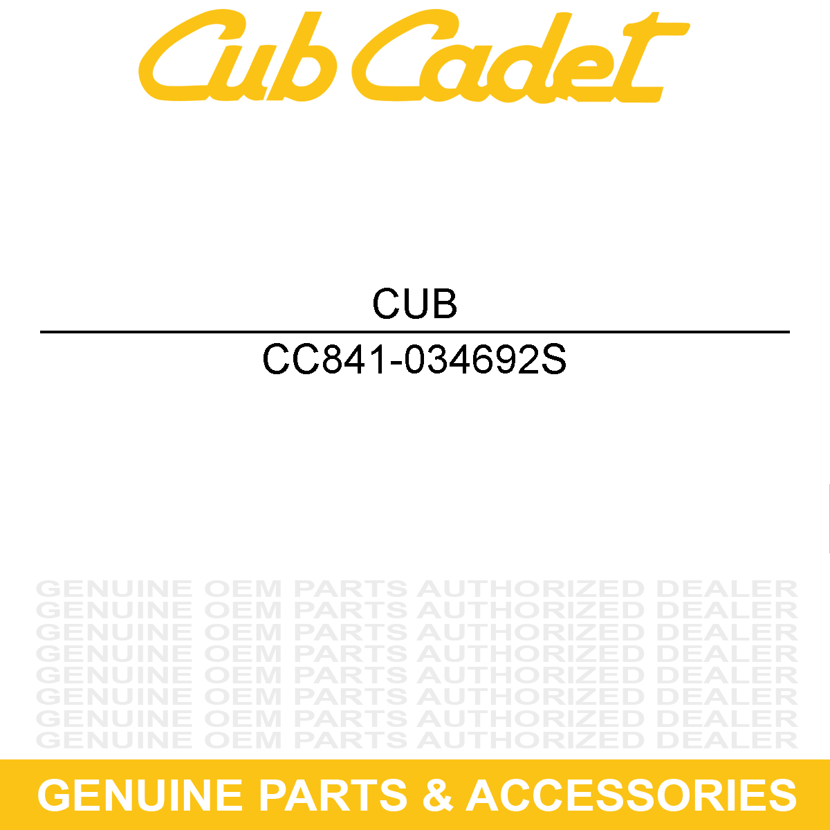 MTD 841-034692S Air Cleaner