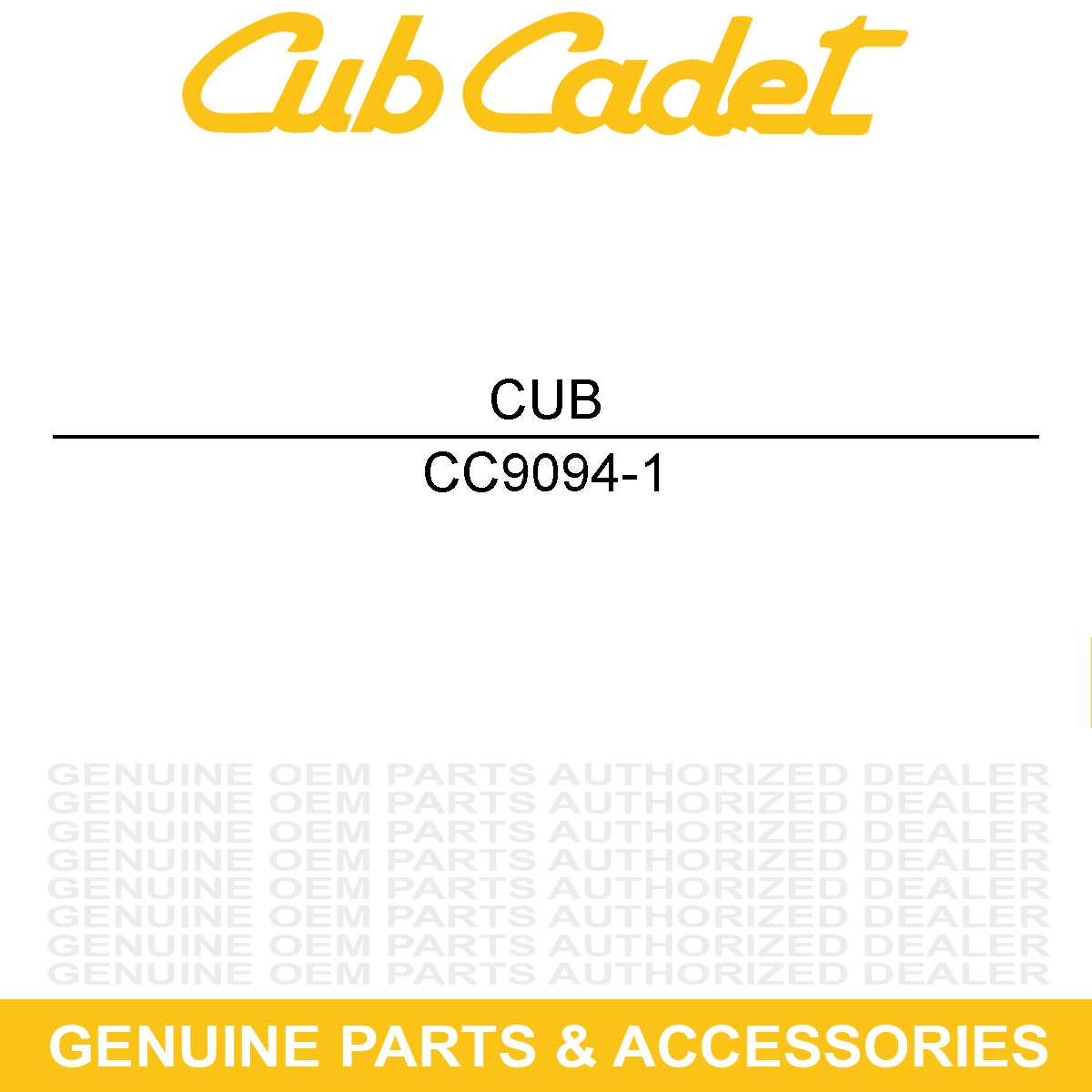 CUB CADET 9094-1 Gasket