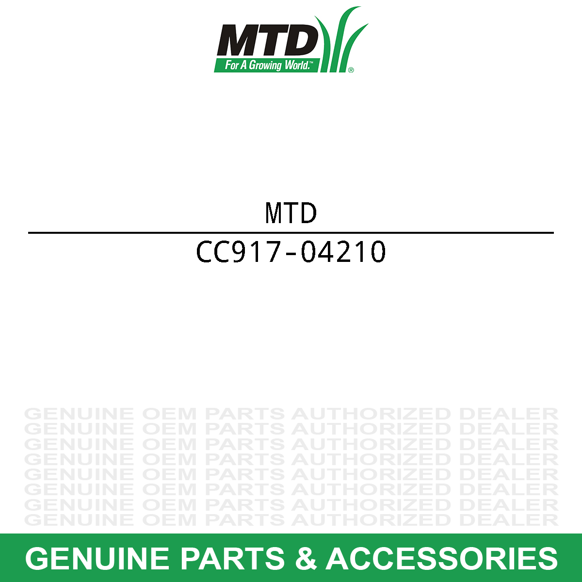 MTD 917-04210 Gear