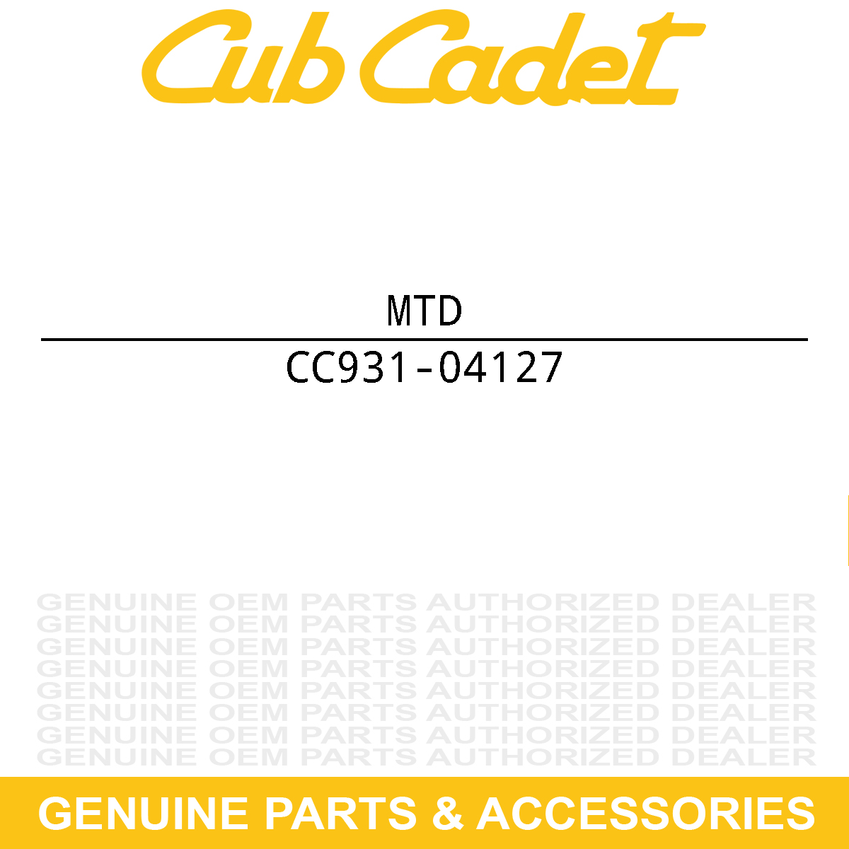 MTD 931-04127 Chute