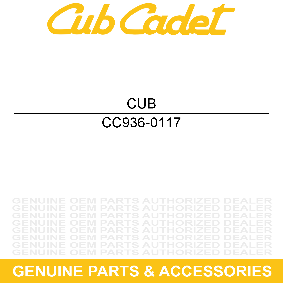 Troy-Bilt 936-0117 Hardware
