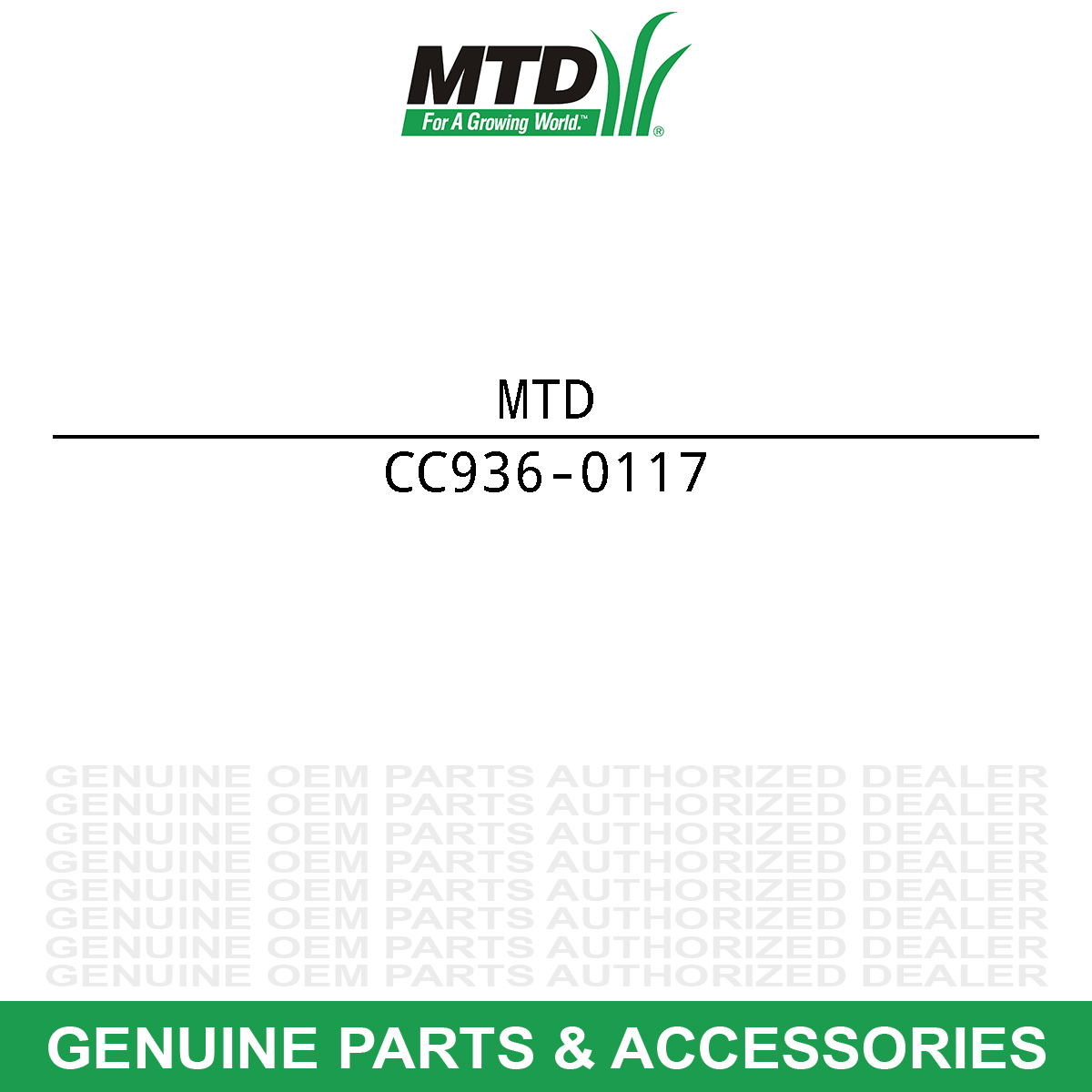 MTD 936-0117 Hardware
