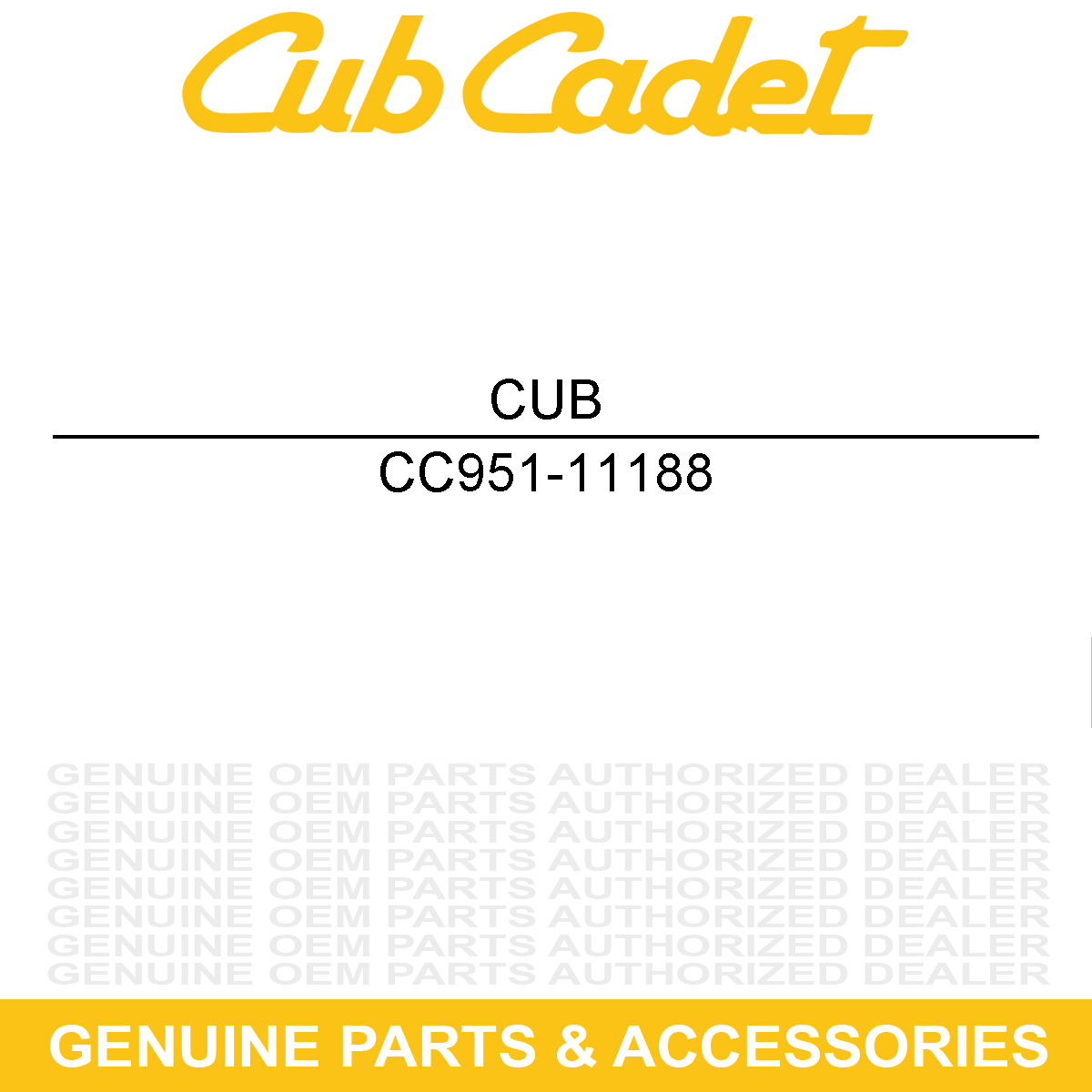 CUB CADET 951-11188 Engine