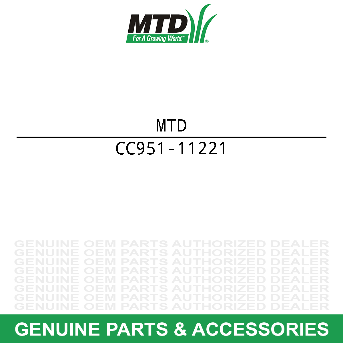 MTD 951-11221 Breather