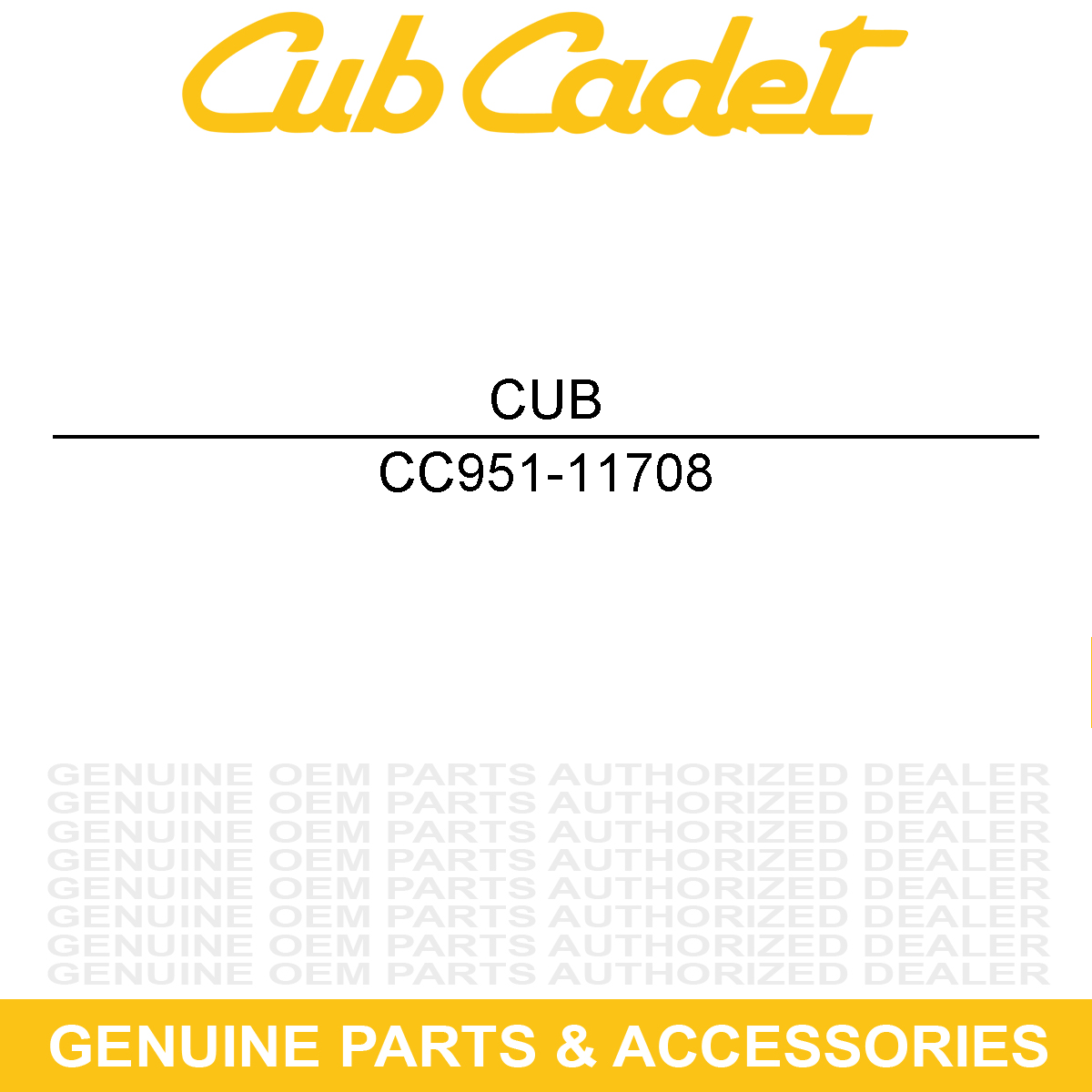 CUB CADET 951-11708 Carburetor