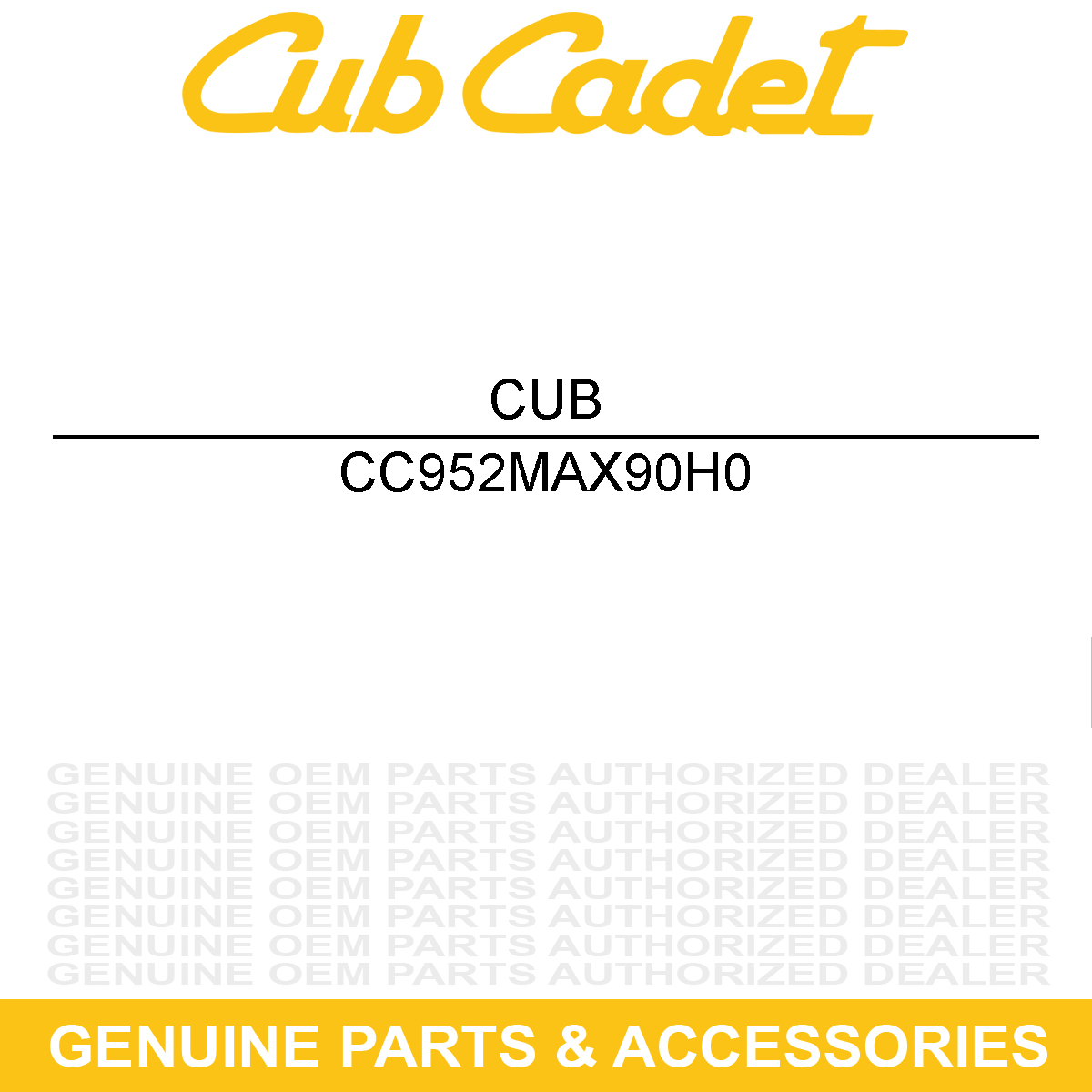CUB CADET 952MAX90H0 Engine