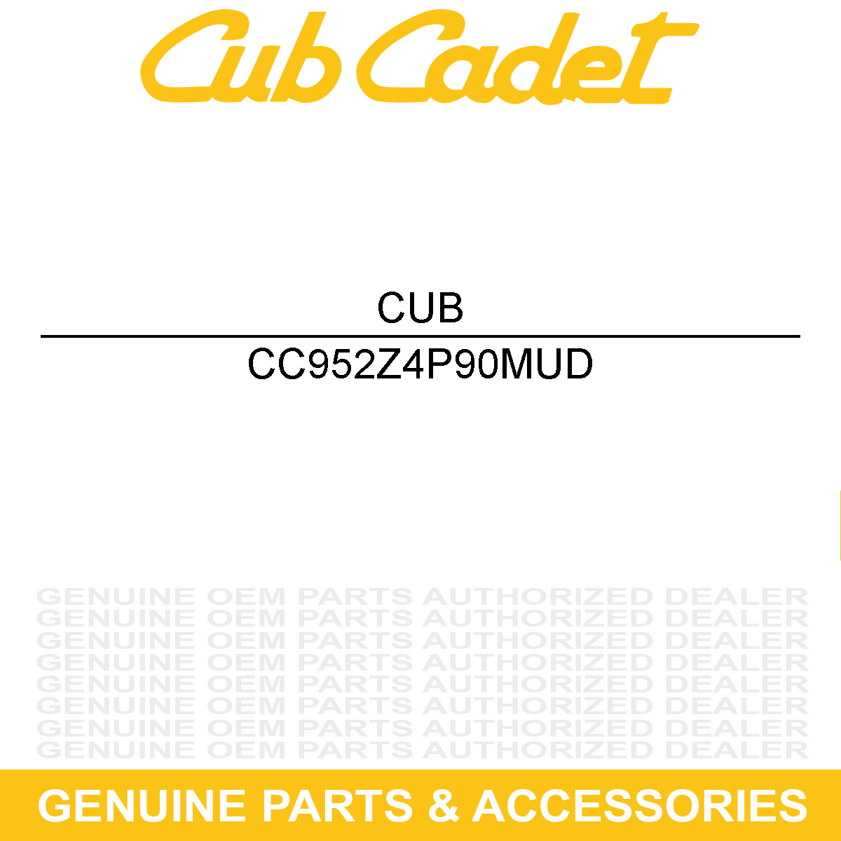 CUB CADET 952Z4P90MUD Engine