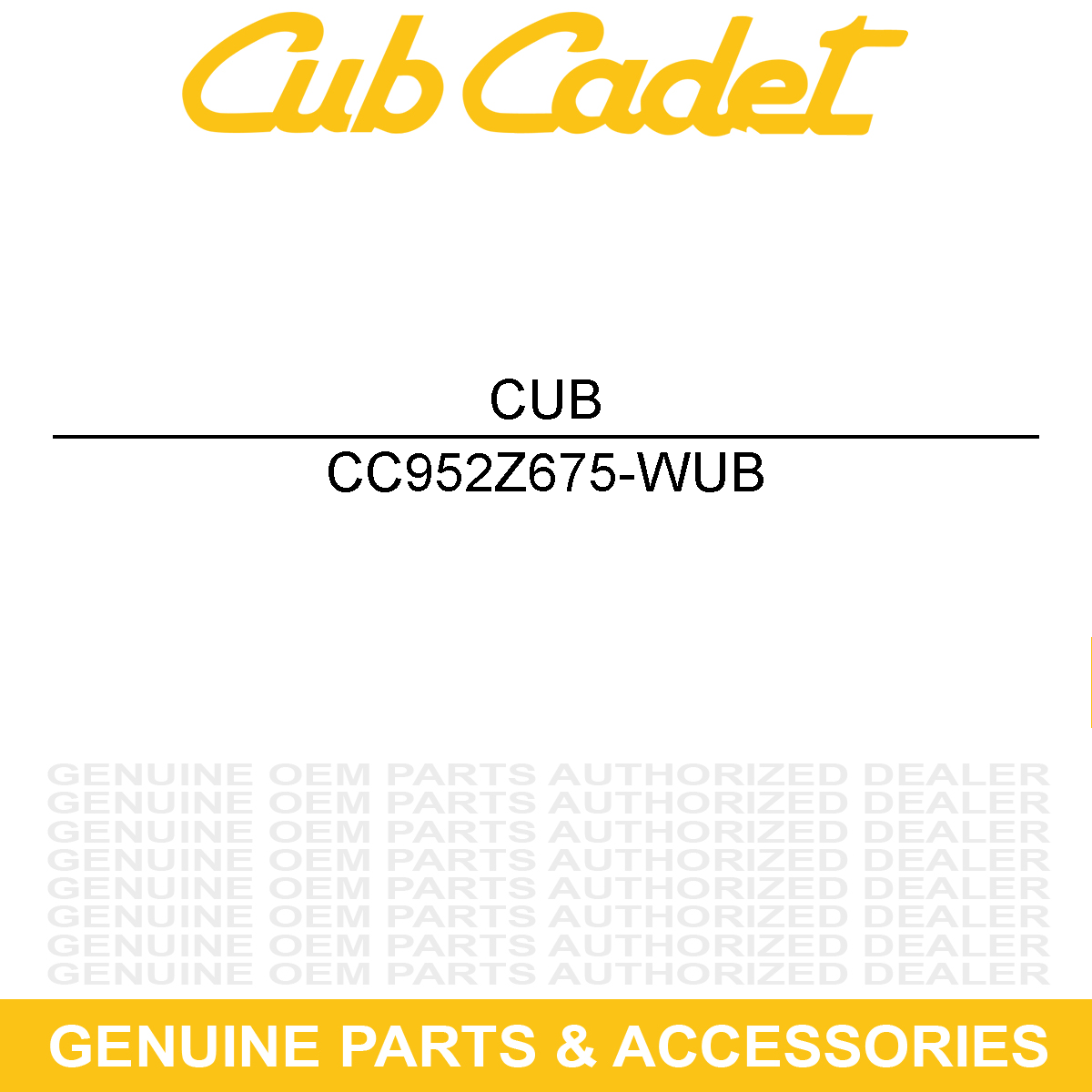 MTD 952Z675-WUB Engine