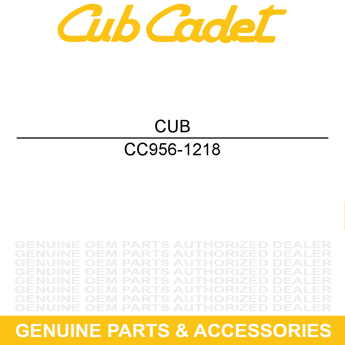 CUB CADET 956-1218 Pulley