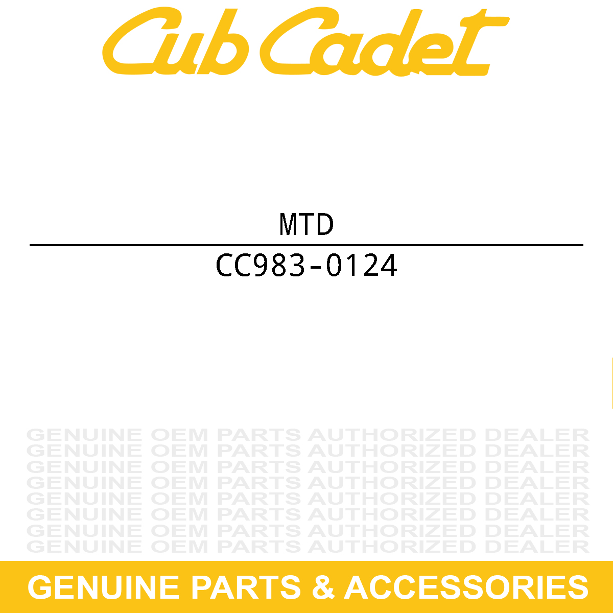 MTD 983-0124 Axle