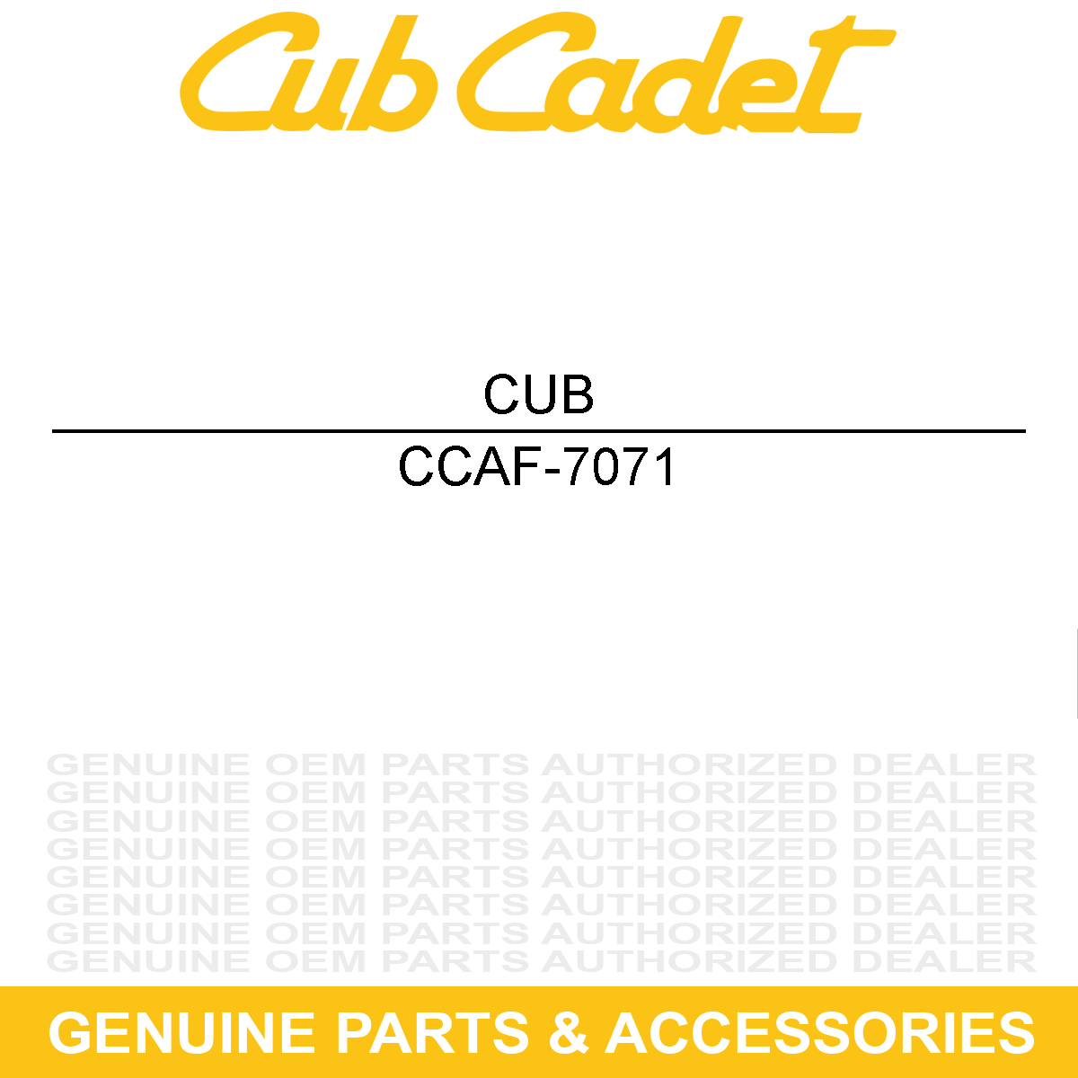 CUB CADET AF-7071 Grip