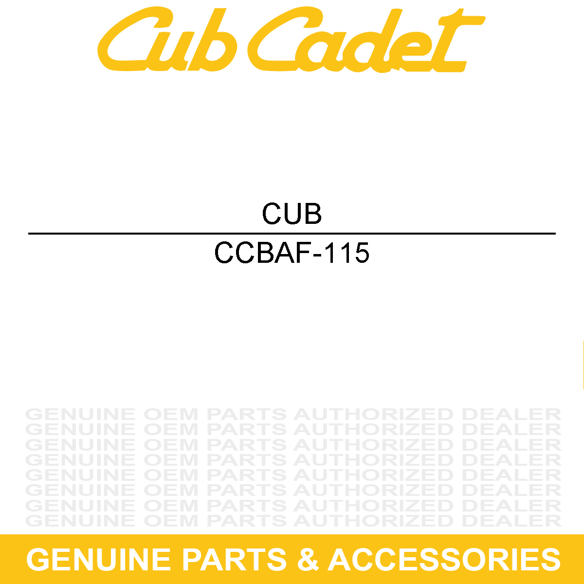 CUB CADET BAF-115 Air Filter