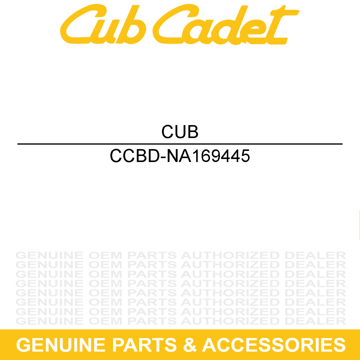 MTD BD-NA169445 Battery