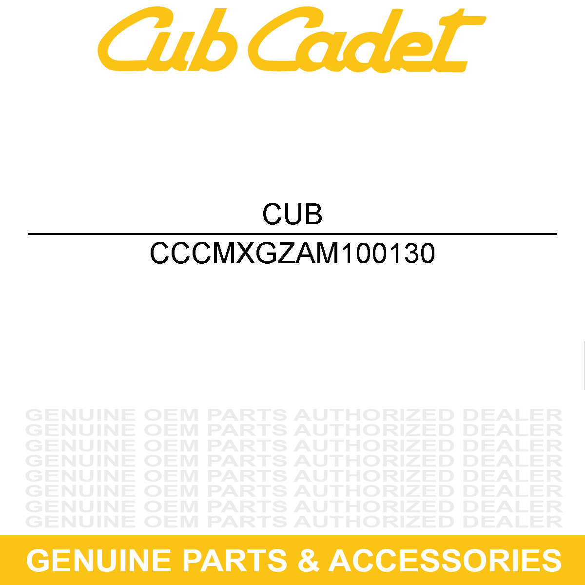 MTD CMXGZAM100130 Blade