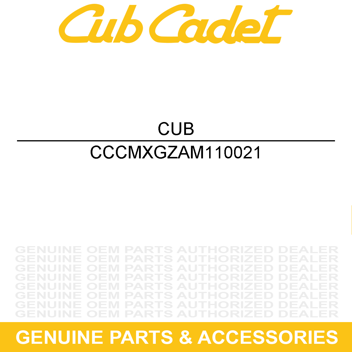 MTD CMXGZAM110021 Blade