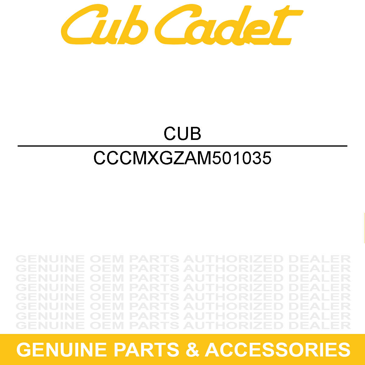 MTD CMXGZAM501035 Belt