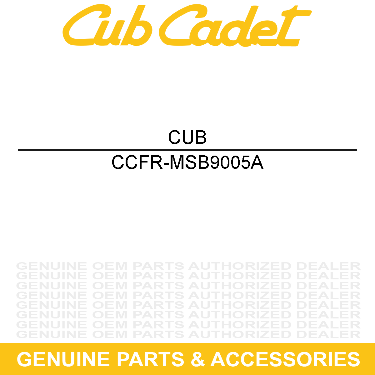 MTD FR-MSB9005A Height Adjustment