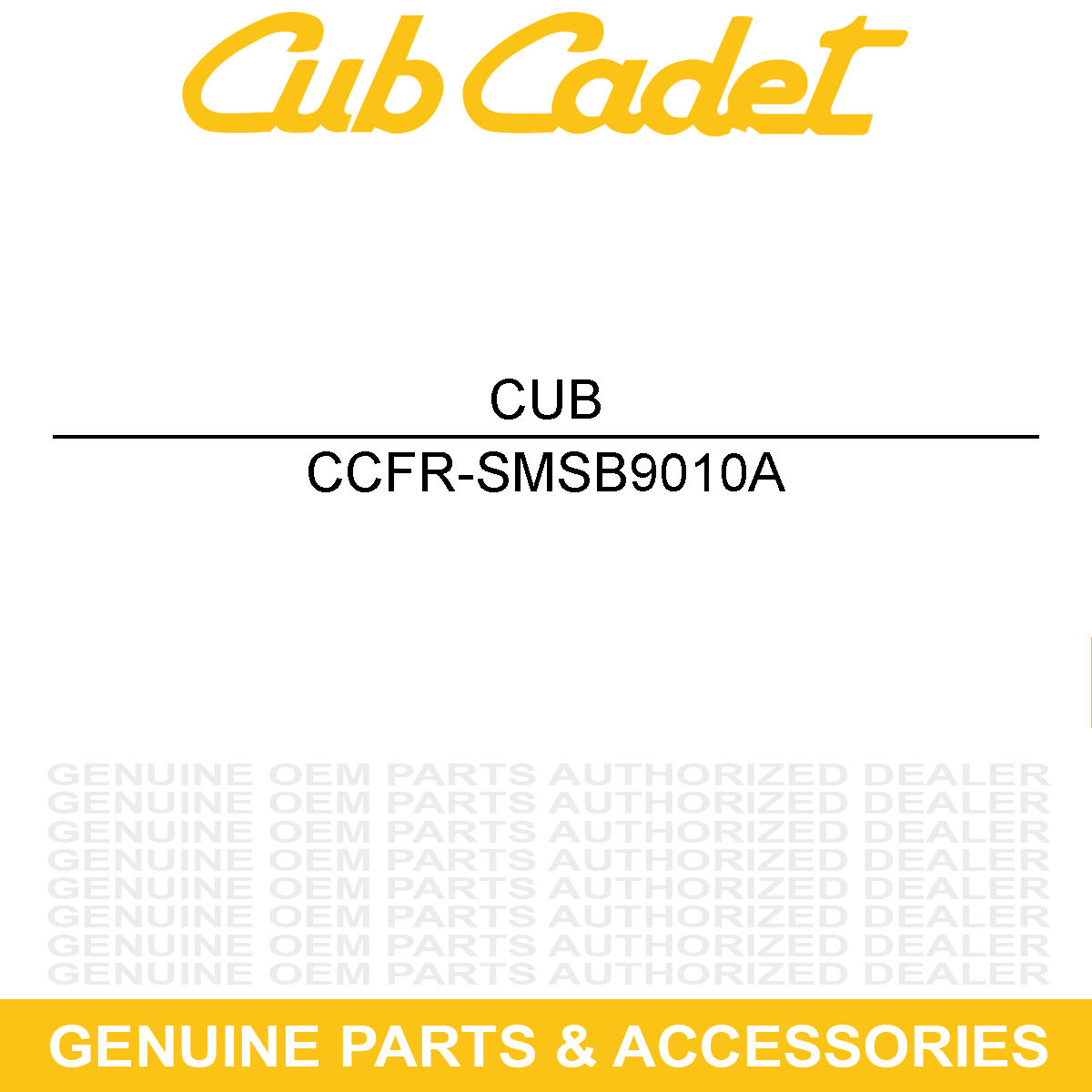MTD FR-SMSB9010A Disabling Device