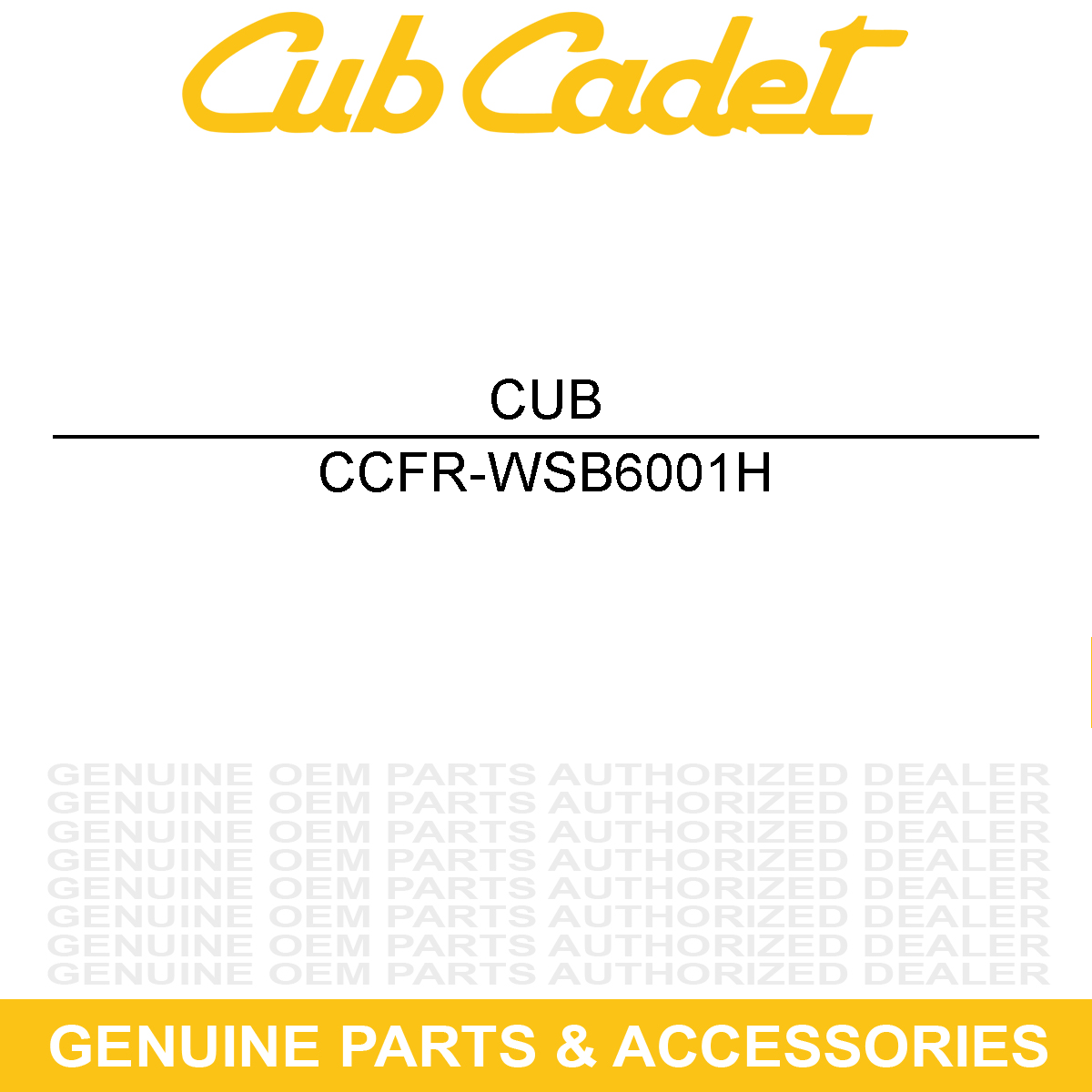 CUB CADET FR-WSB6001H Robotic Lawn Mower
