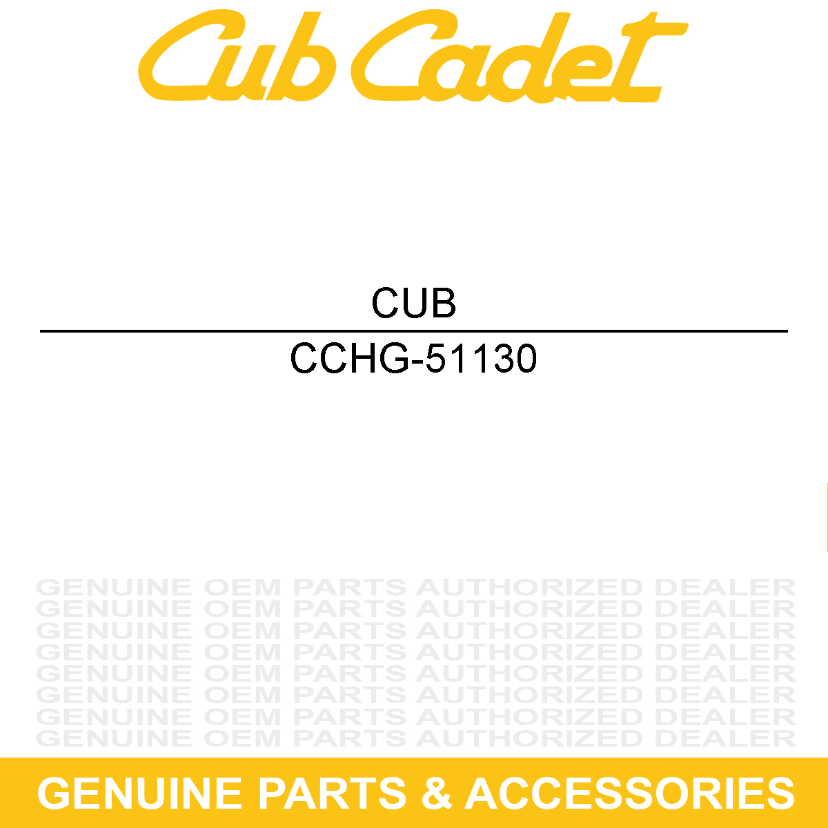 CUB CADET HG-51130 Pinion Gear