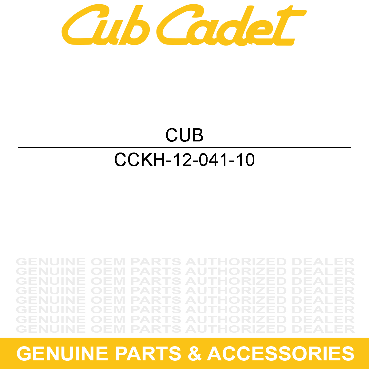 CUB CADET KH-12-041-10 Gasket