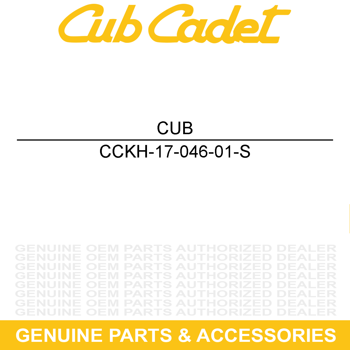 CUB CADET KH-17-046-01-S Bracket