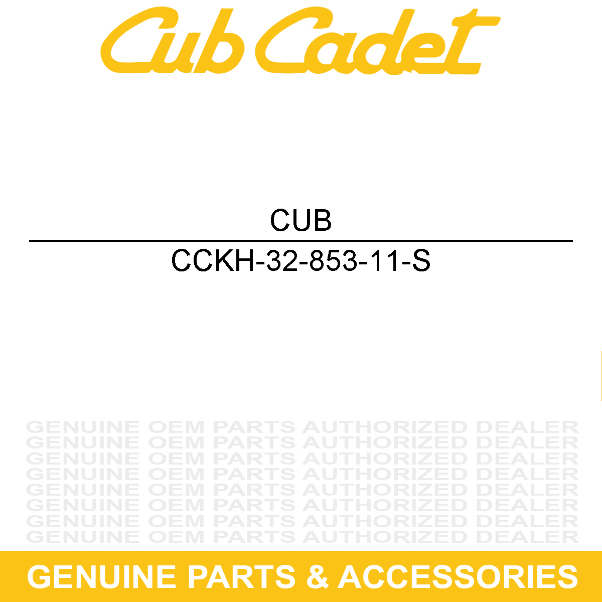 CUB CADET KH-32-853-11-S Carburetor