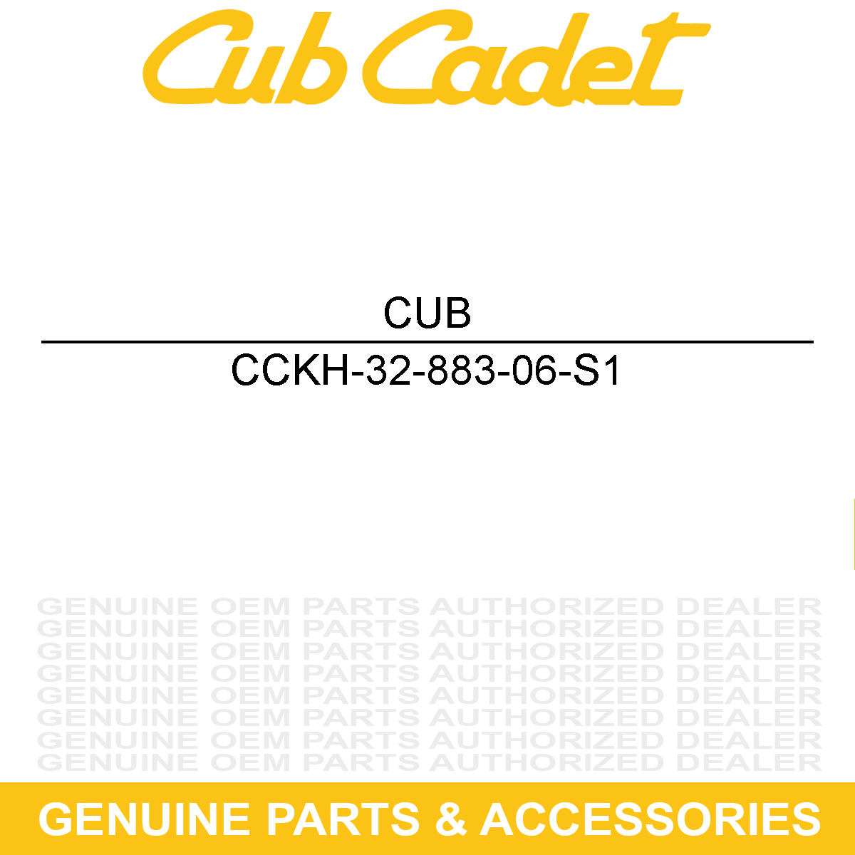 CUB CADET KH-32-883-06-S1 Air Filter