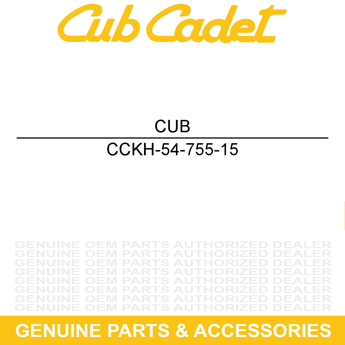 CUB CADET KH-54-755-15 Grass Screen