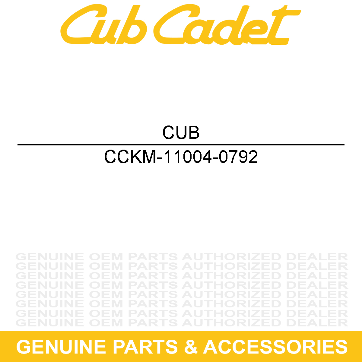 CUB CADET KM-11004-0792 Head Gasket