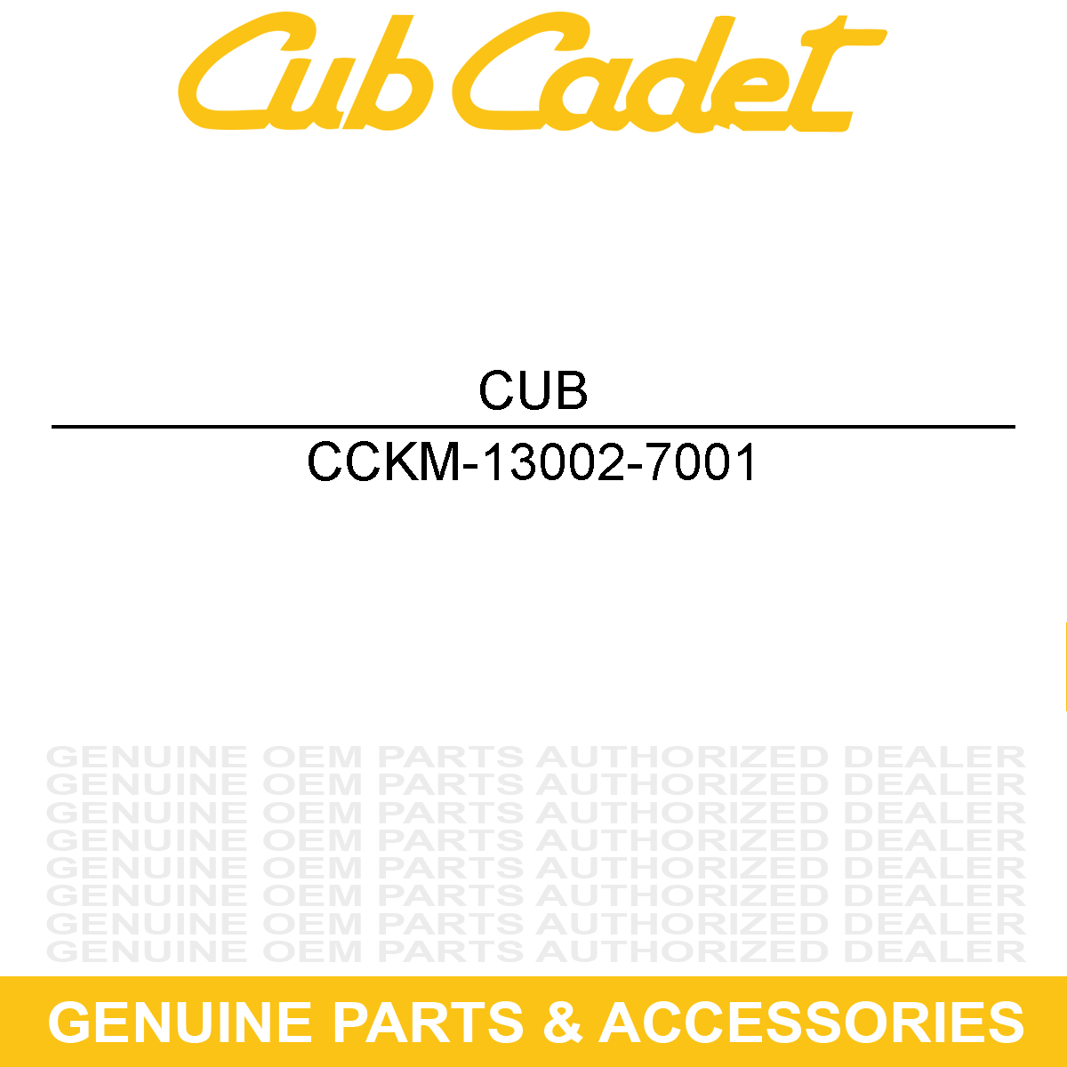 MTD KM-13002-7001 Hardware
