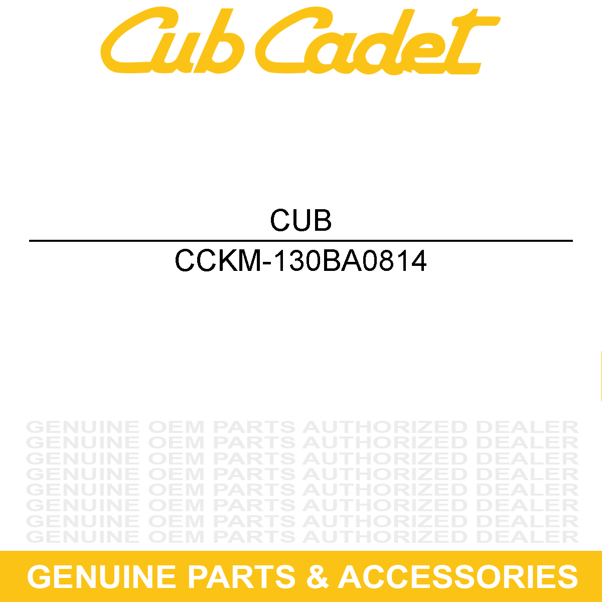 CUB CADET KM-130BA0814 Bolt
