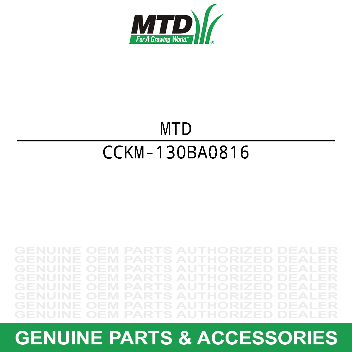 MTD KM-130BA0816 Hardware