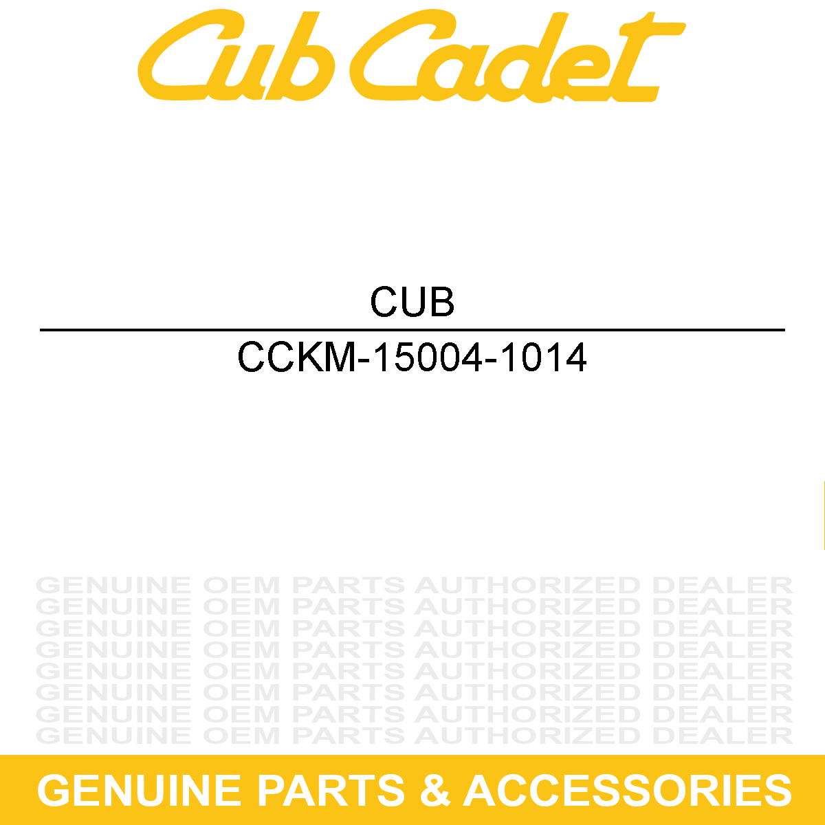 CUB CADET KM-15004-1014 Carburetor