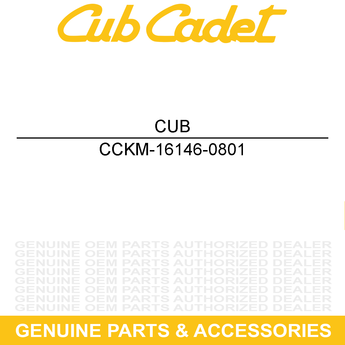 CUB CADET KM-16146-0801 Starter