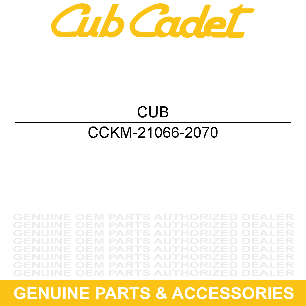 CUB CADET KM-21066-2070 Regulator