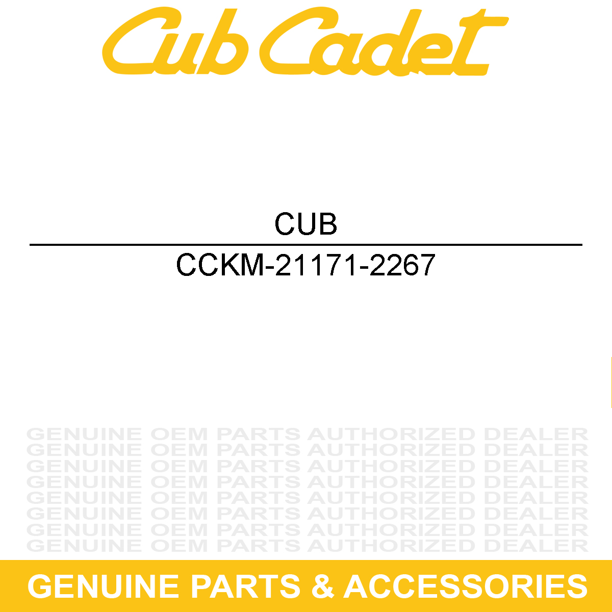 CUB CADET KM-21171-2267 Ignition Coil