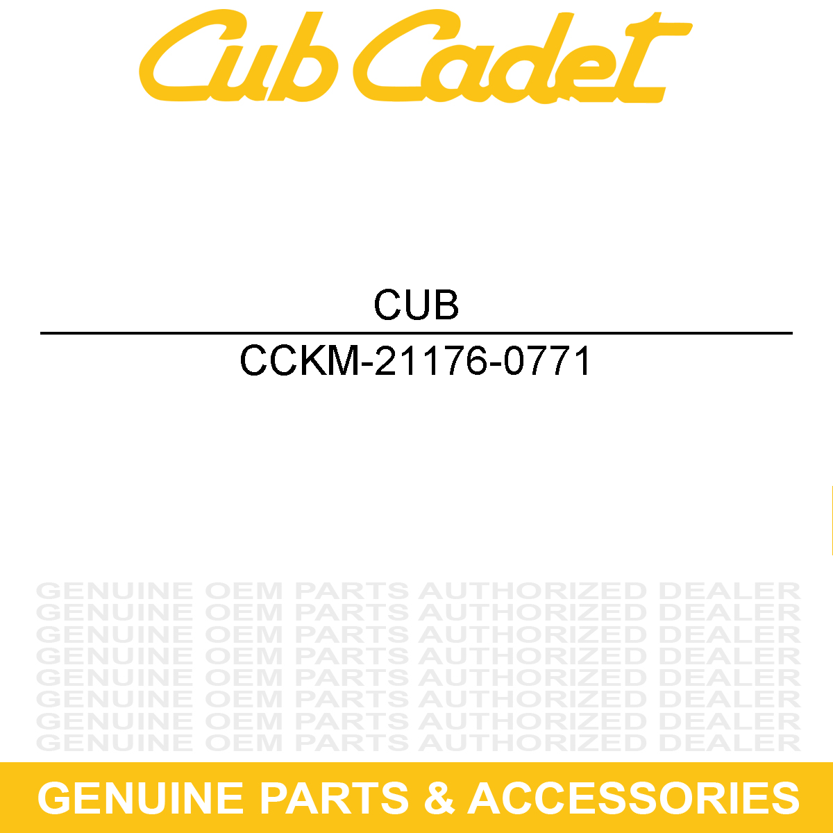 CUB CADET KM-21176-0771 Regulator