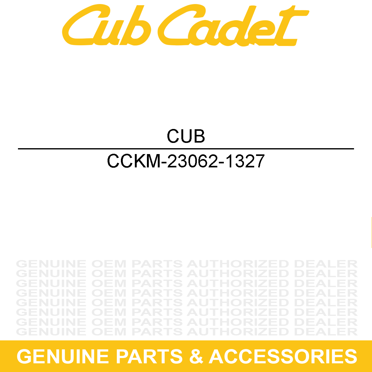 CUB CADET KM-23062-1327 Bracket