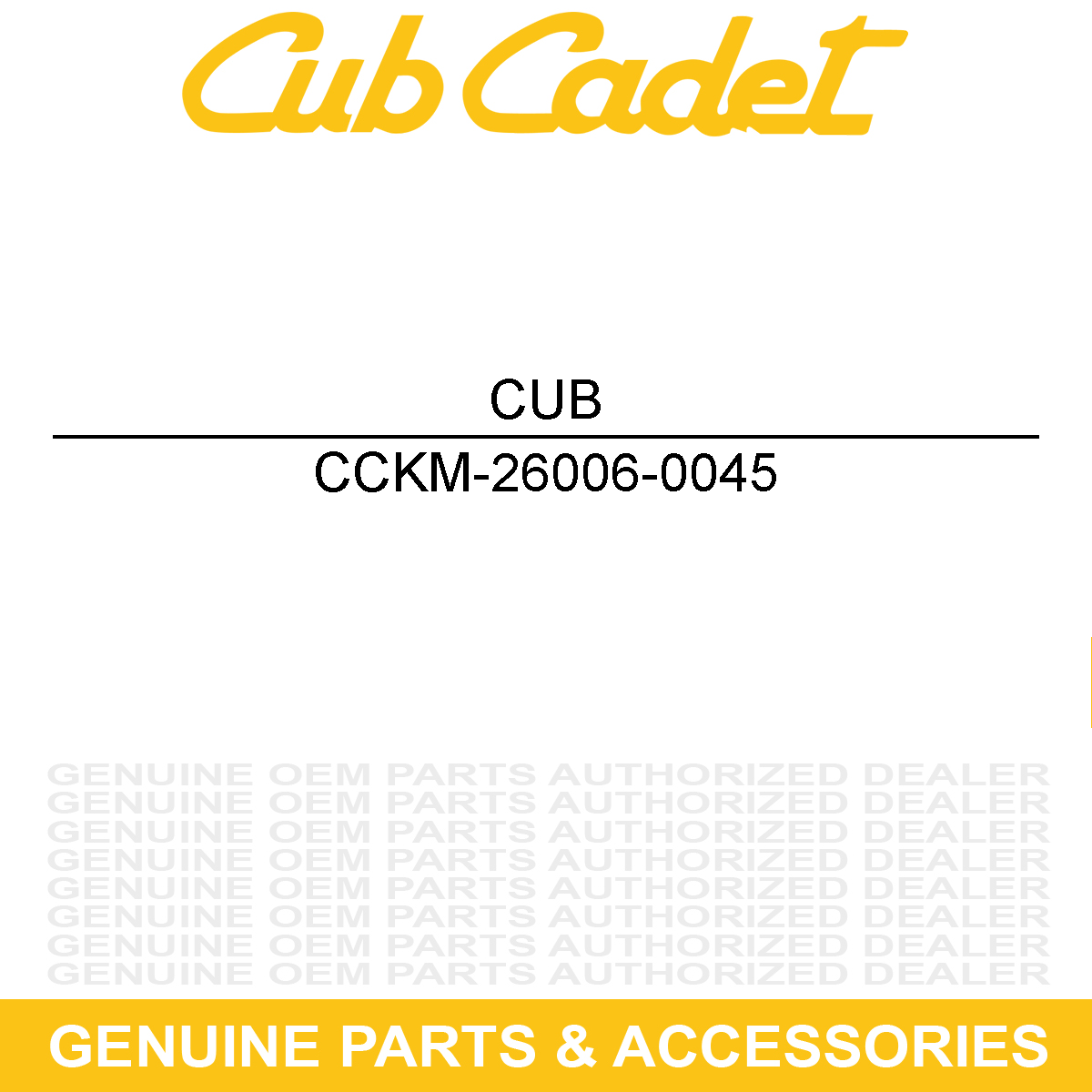 CUB CADET KM-26006-0045 Fuse
