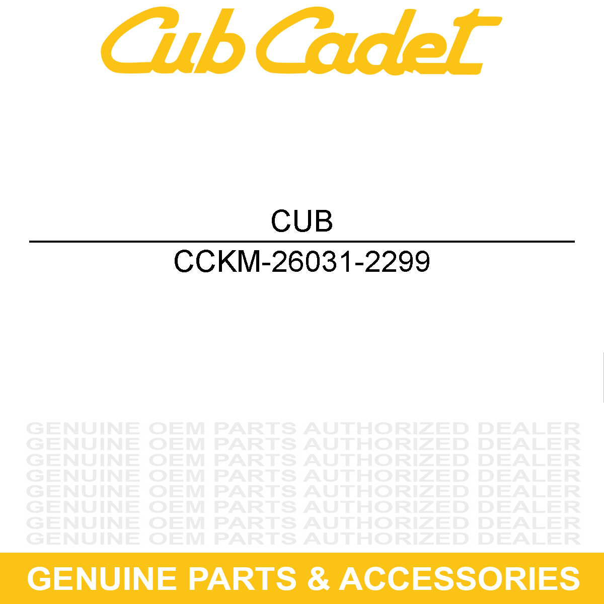 CUB CADET KM-26031-2299 Wiring Harness