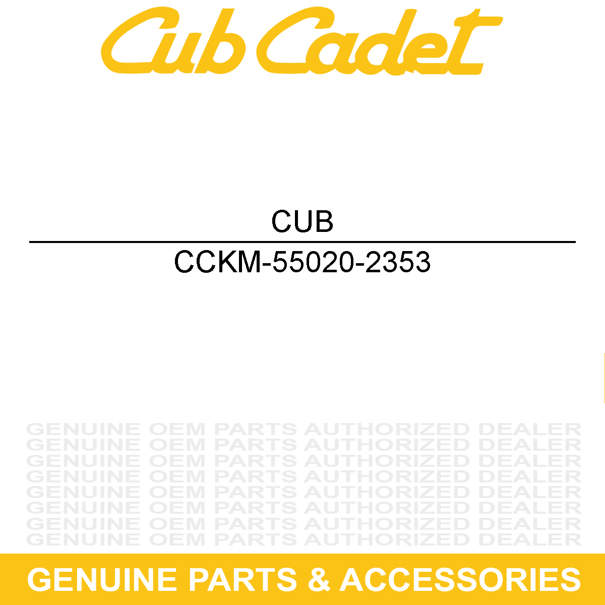CUB CADET KM-55020-2353 Guard